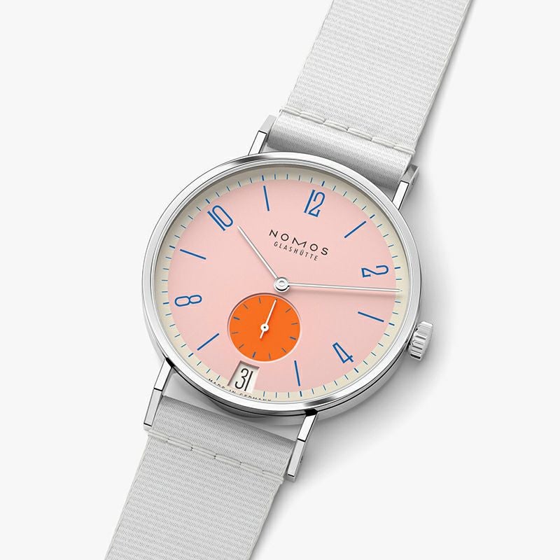 NOMOS GLASHUETTE Tangente 38 Date FLAMINGOPINK ノモス グラスヒュッテ タンジェント 38 デイト FLAMINGOPINK NM179.S12