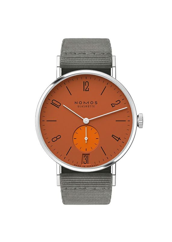 NOMOS GLASHUETTE Tangente 38 Date POPORANGE ノモス グラスヒュッテ タンジェント 38 デイト POPORANGE NM179.S13