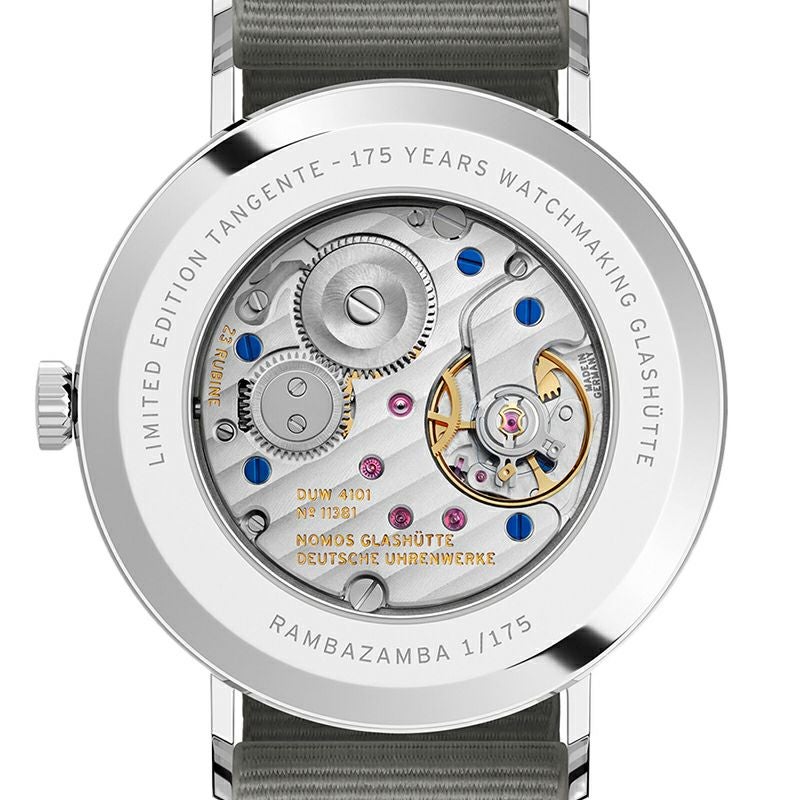 NOMOS GLASHUETTE Tangente 38 Date RAMBAZAMBA ノモス グラスヒュッテ タンジェント 38 デイト RAMBAZAMBA NM179.S14