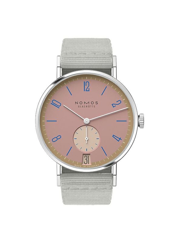 NOMOS GLASHUETTE Tangente 38 Date POMPADOUR ノモス グラスヒュッテ