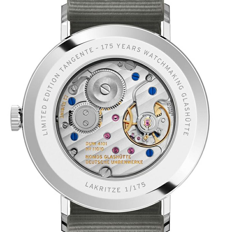 NOMOS GLASHUETTE Tangente 38 Date LAKRITZE ノモス グラスヒュッテ