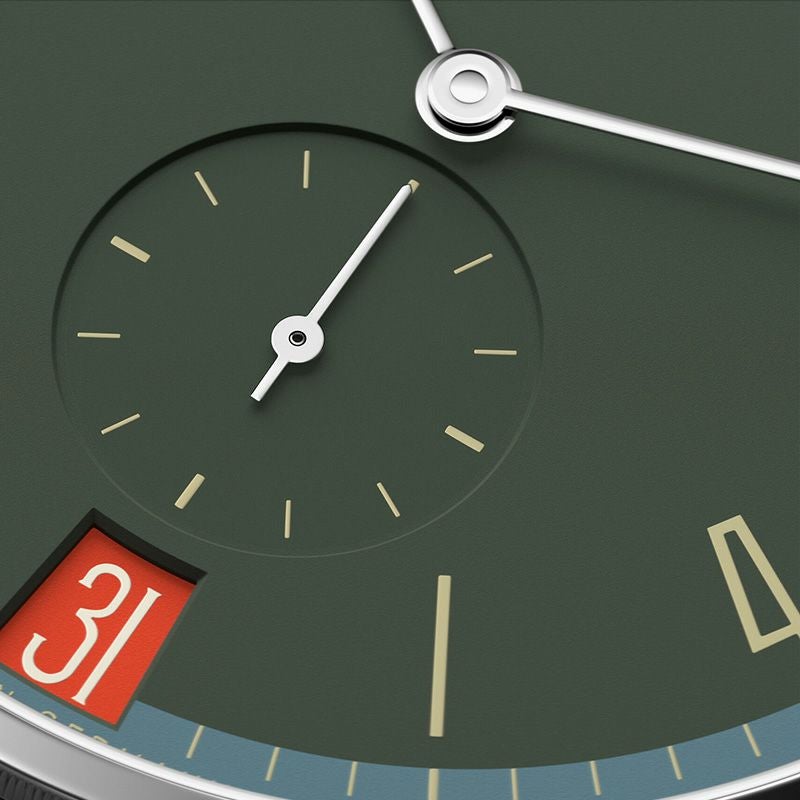 NOMOS GLASHUETTE Tangente 38 Date LAKRITZE ノモス グラスヒュッテ