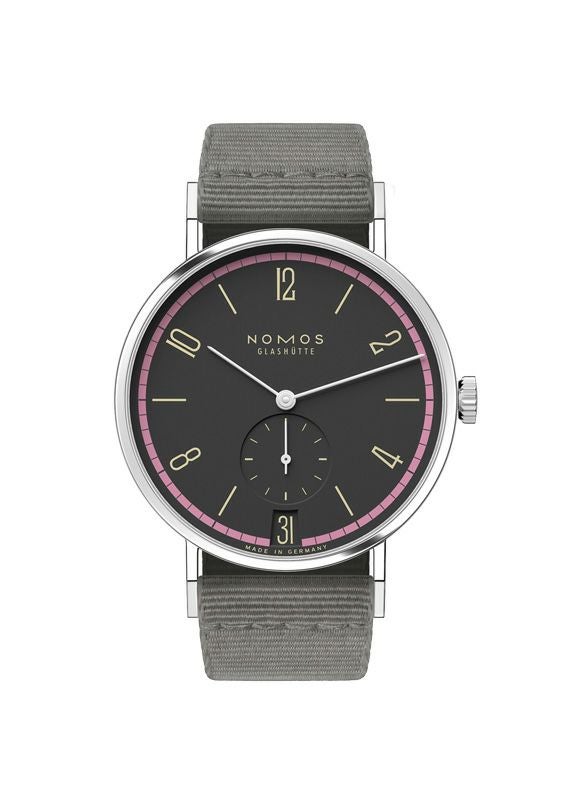 NOMOS GLASHUETTE Tangente 38 Date TIEFSEEGRAU ノモス グラスヒュッテ タンジェント 38 デイト TIEFSEEGRAU NM179.S19