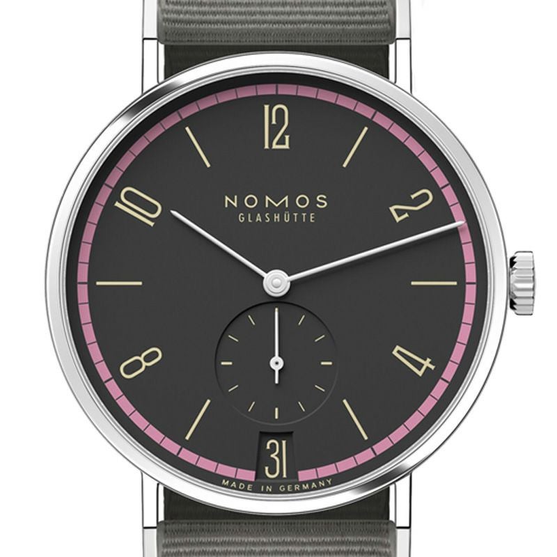 NOMOS GLASHUETTE Tangente 38 Date TIEFSEEGRAU ノモス グラス