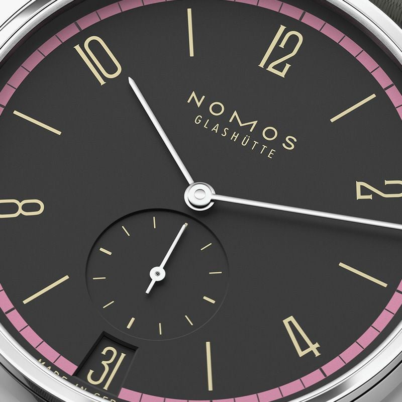 NOMOS GLASHUETTE Tangente 38 Date TIEFSEEGRAU ノモス グラスヒュッテ タンジェント 38 デイト TIEFSEEGRAU NM179.S19