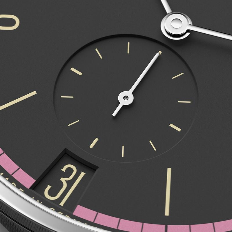 NOMOS GLASHUETTE Tangente 38 Date TIEFSEEGRAU ノモス グラス