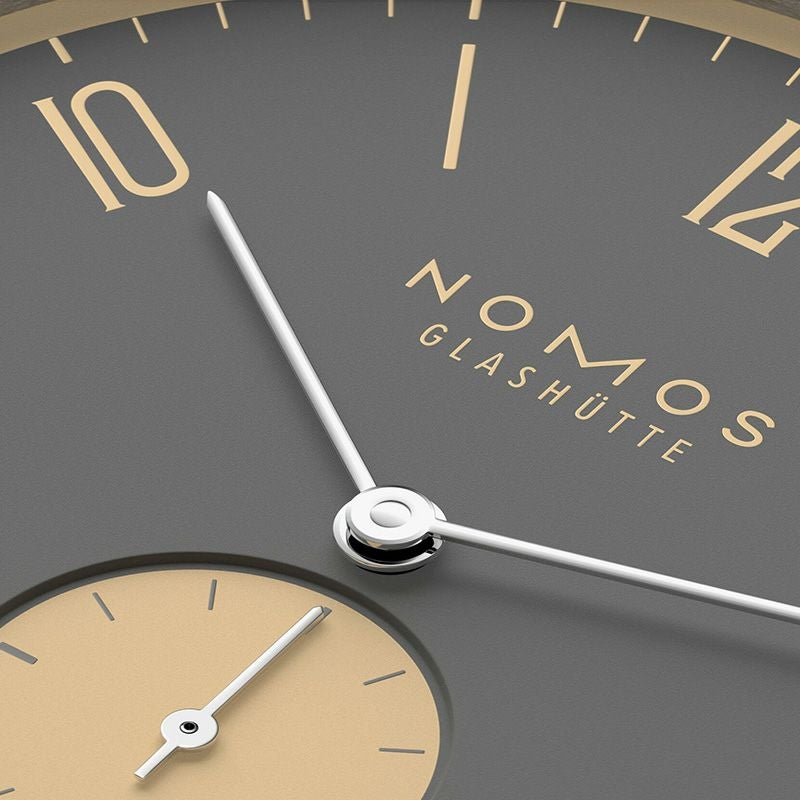 NOMOS GLASHUETTE Tangente 38 Date HAIFISCHGRAU ノモス グラス