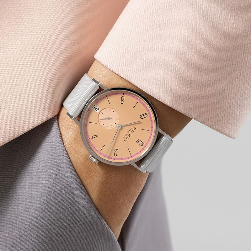 NOMOS GLASHUETTE Tangente 38 Date PASTELL ノモス グラスヒュッテ タンジェント 38 デイト PASTELL NM179.S21