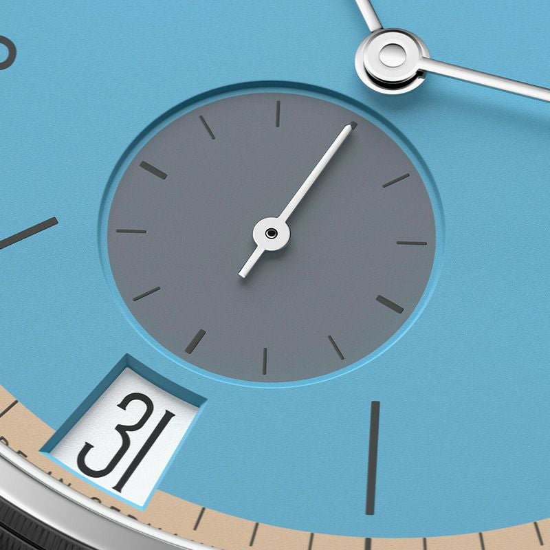 NOMOS GLASHUETTE Tangente 38 Date DELFIN ノモス グラスヒュッテ タンジェント 38 デイト DELFIN NM179.S22