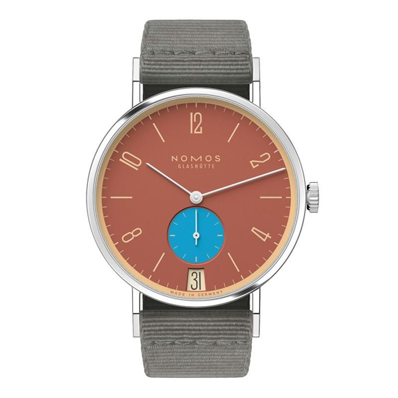 NOMOS GLASHUETTE Tangente 38 Date ZIEGELBLAU ノモス グラスヒュッテ タンジェント 38 デイト ZIEGELBLAU NM179.S27