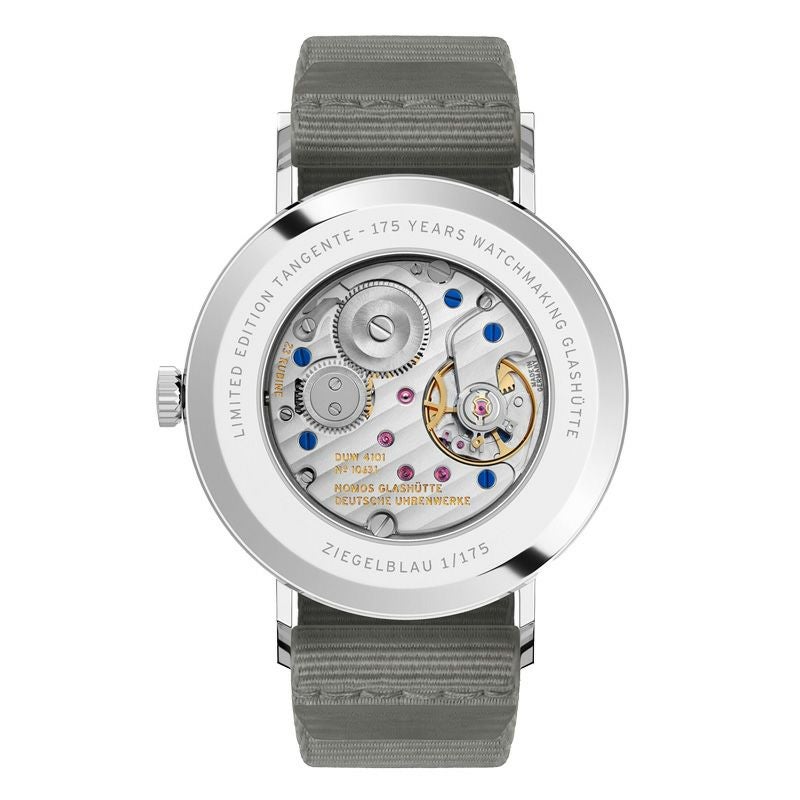 NOMOS GLASHUETTE Tangente 38 Date ZIEGELBLAU ノモス グラスヒュッテ タンジェント 38 デイト ZIEGELBLAU NM179.S27
