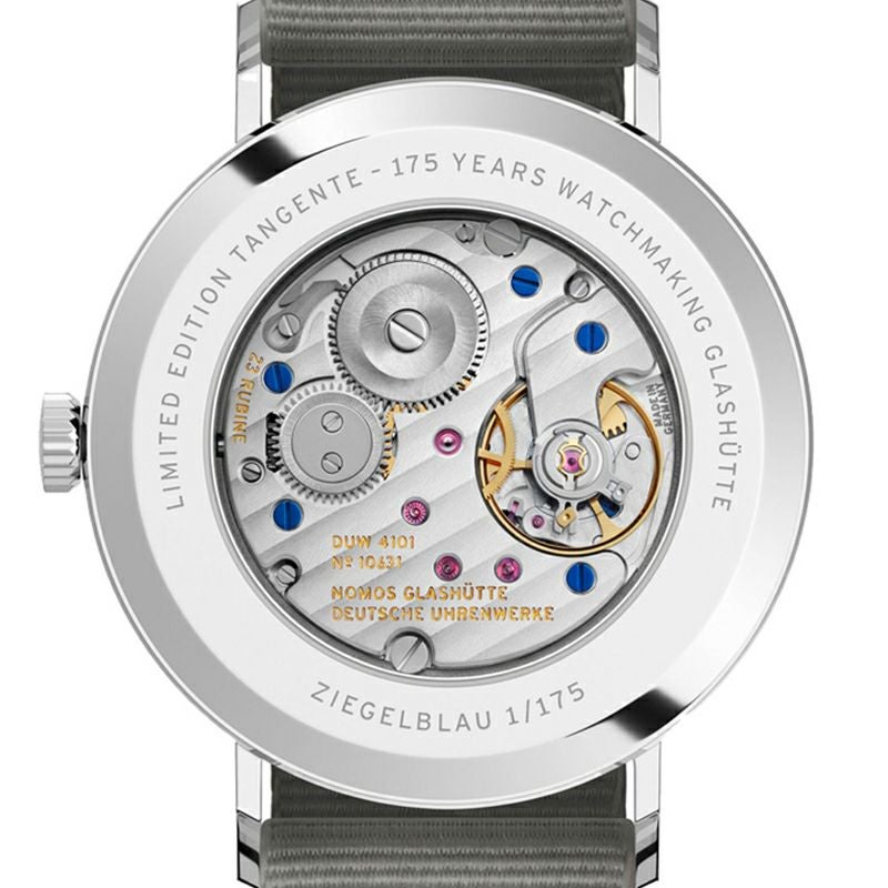 NOMOS GLASHUETTE Tangente 38 Date ZIEGELBLAU ノモス グラスヒュッテ タンジェント 38 デイト ZIEGELBLAU NM179.S27
