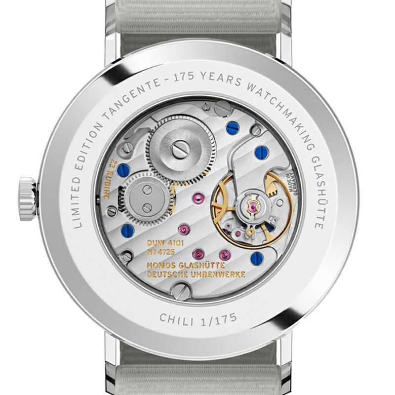 NOMOS GLASHUETTE Tangente 38 Date CHILI ノモス グラスヒュッテ タンジェント 38 デイト CHILI NM179.S30