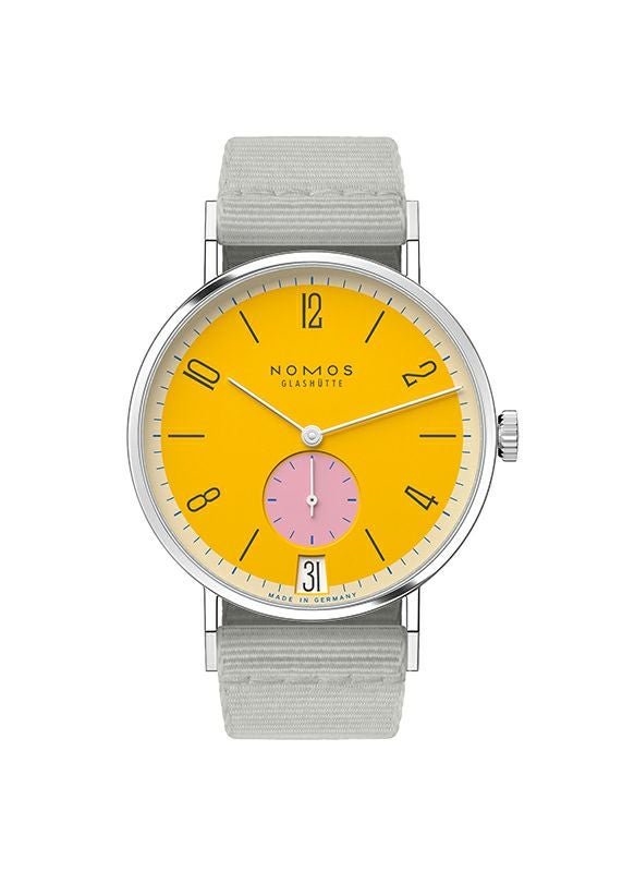 NOMOS GLASHUETTE Tangente 38 Date KATZENGOLD ノモス グラスヒュッテ タンジェント 38 デイト KATZENGOLD NM179.S8