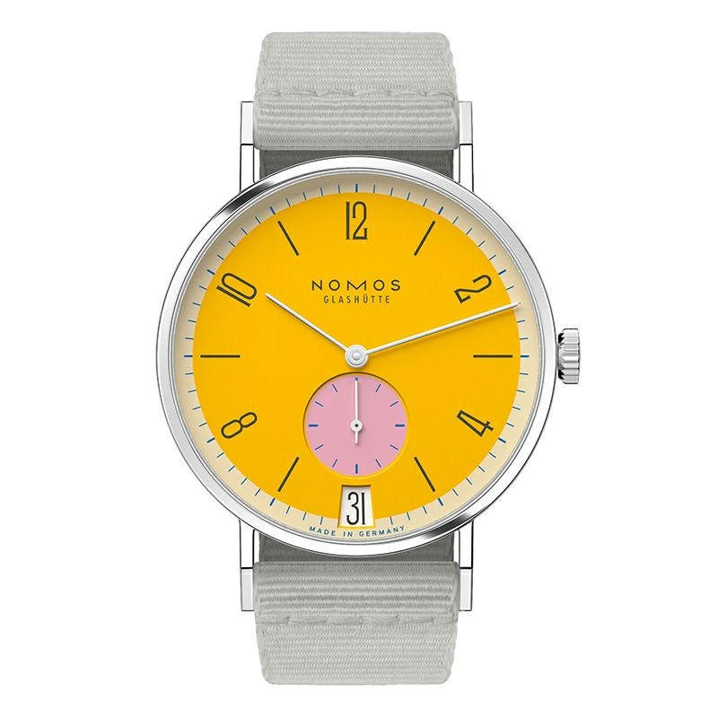 NOMOS GLASHUETTE Tangente 38 Date KATZENGOLD ノモス グラスヒュッテ タンジェント 38 デイト KATZENGOLD NM179.S8