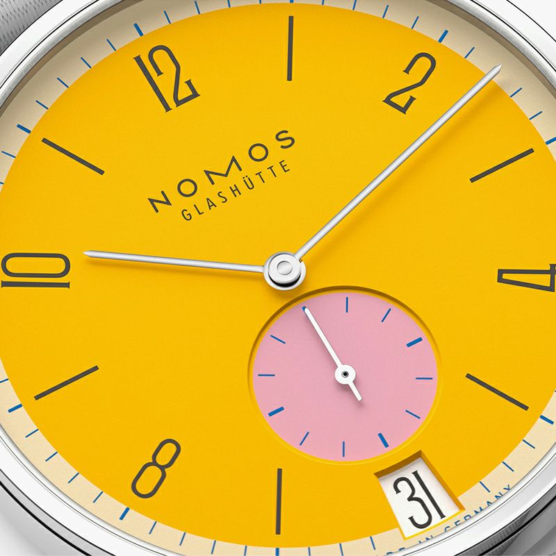 NOMOS GLASHUETTE Tangente 38 Date KATZENGOLD ノモス グラスヒュッテ タンジェント 38 デイト KATZENGOLD NM179.S8