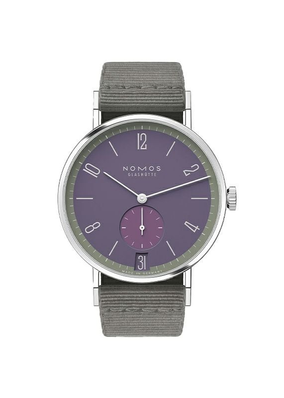 NOMOS GLASHUETTE Tangente 38 Date MAUVEGRÜN ノモス グラス