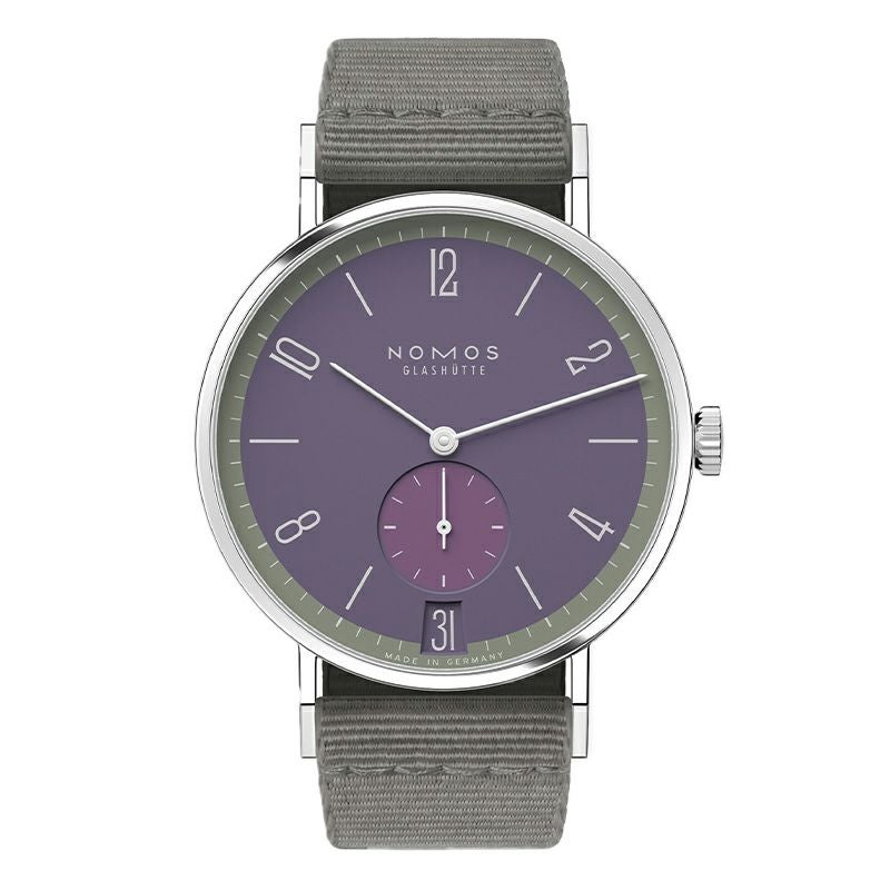 NOMOS GLASHUETTE Tangente 38 Date MAUVEGRÜN ノモス グラス