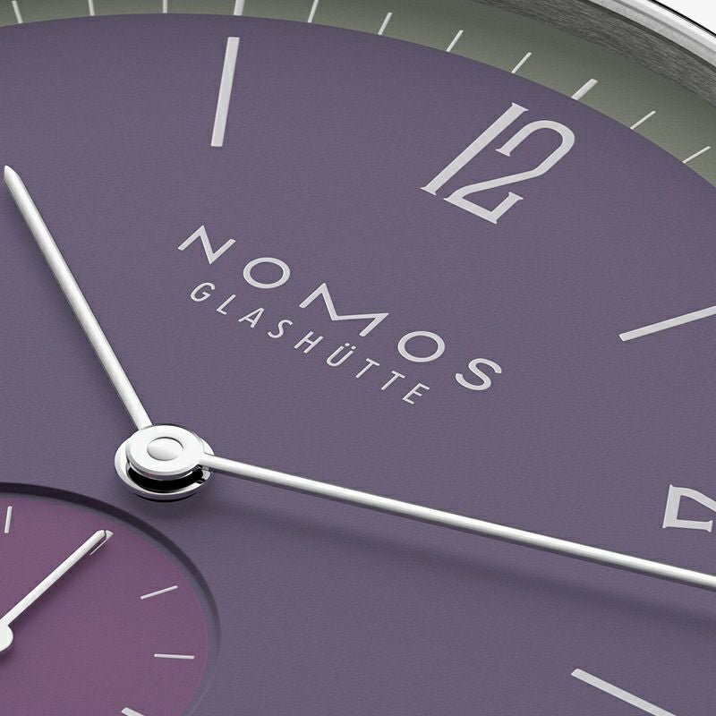 NOMOS GLASHUETTE Tangente 38 Date MAUVEGR&Uuml;N ノモス グラスヒュッテ タンジェント 38 デイト MAUVEGR&Uuml;N NM179.S9
