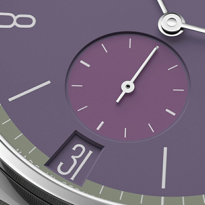 NOMOS GLASHUETTE Tangente 38 Date MAUVEGR&Uuml;N ノモス グラスヒュッテ タンジェント 38 デイト MAUVEGR&Uuml;N NM179.S9