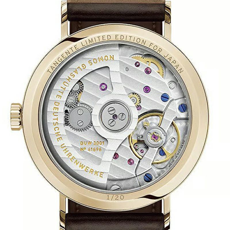 NOMOS GLASHUETTE Tangente neomatik rosegold for JAPAN ノモス