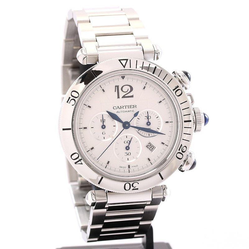 中古】CARTIER PASHA DE CARTIER CHRONOGRAPH 41MM カルティエ パシャ