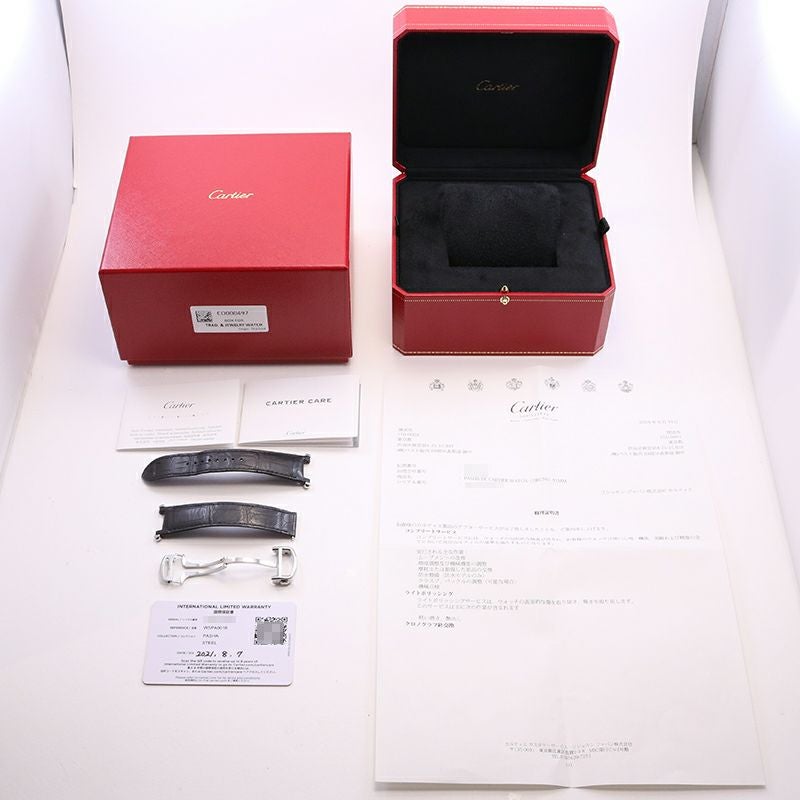 中古】CARTIER PASHA DE CARTIER CHRONOGRAPH 41MM カルティエ パシャ