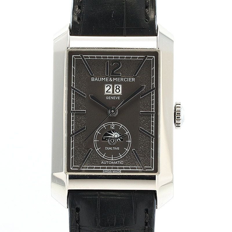 中古】BAUME & MERCIER HAMPTON DUAL TIME BIG DATE ボーム＆メルシエ