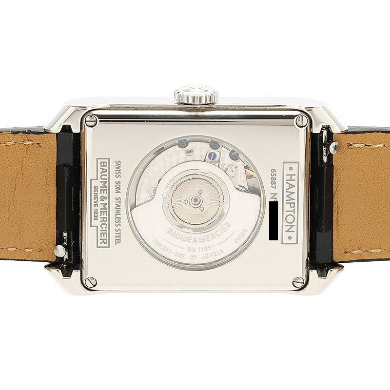 中古】BAUME & MERCIER HAMPTON DUAL TIME BIG DATE ボーム＆メルシエ