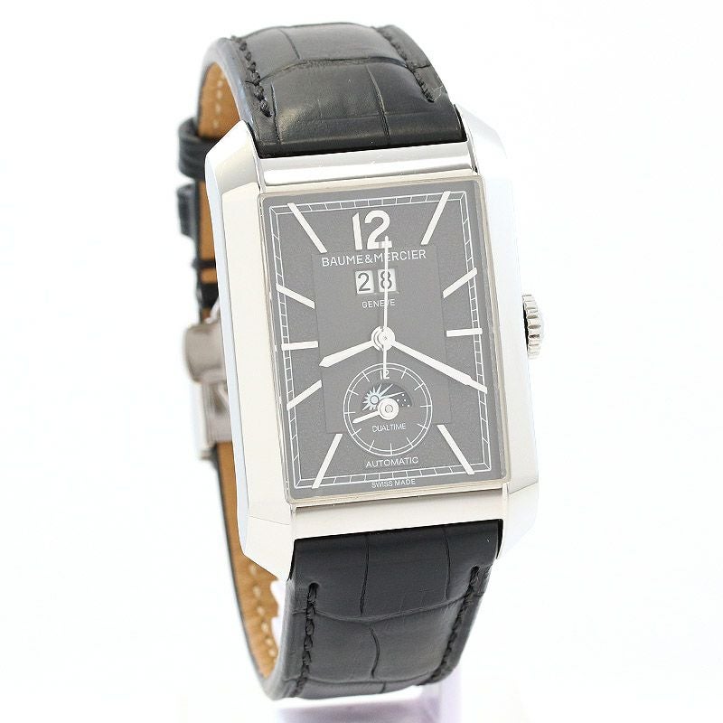 中古】BAUME & MERCIER HAMPTON DUAL TIME BIG DATE ボーム＆メルシエ