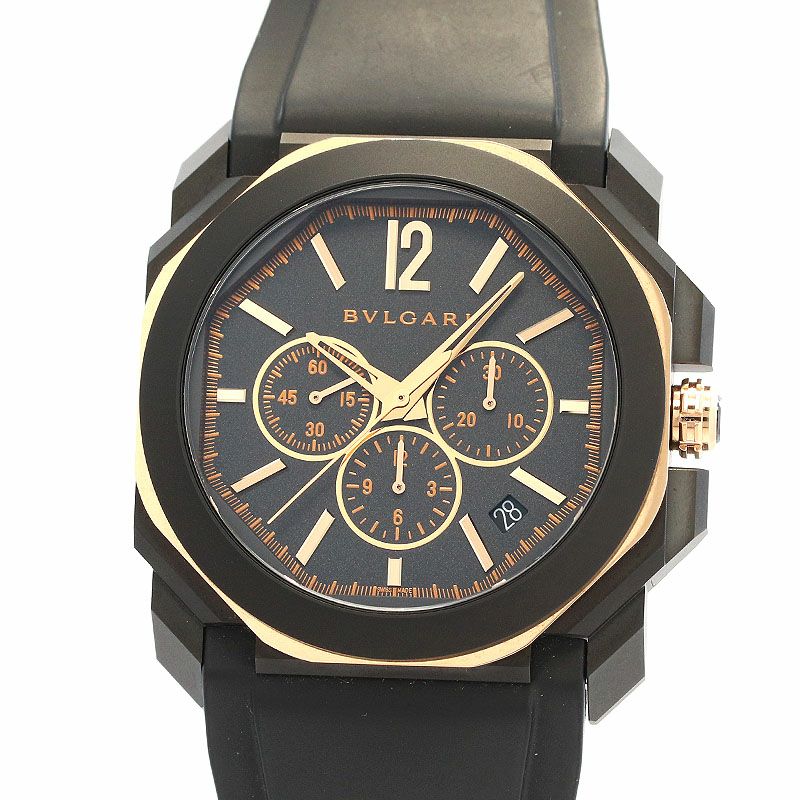 中古】BVLGARI OCTO VELOCISSIMO CHRONOGRAPH ブルガリ オクト