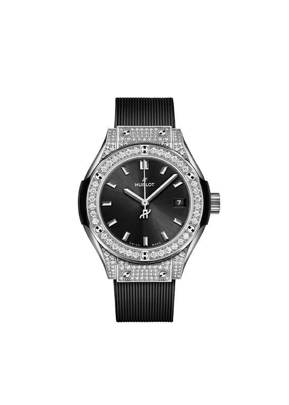HUBLOT CLASSIC FUSION TITANIUM PAVÉ ウブロ クラシック