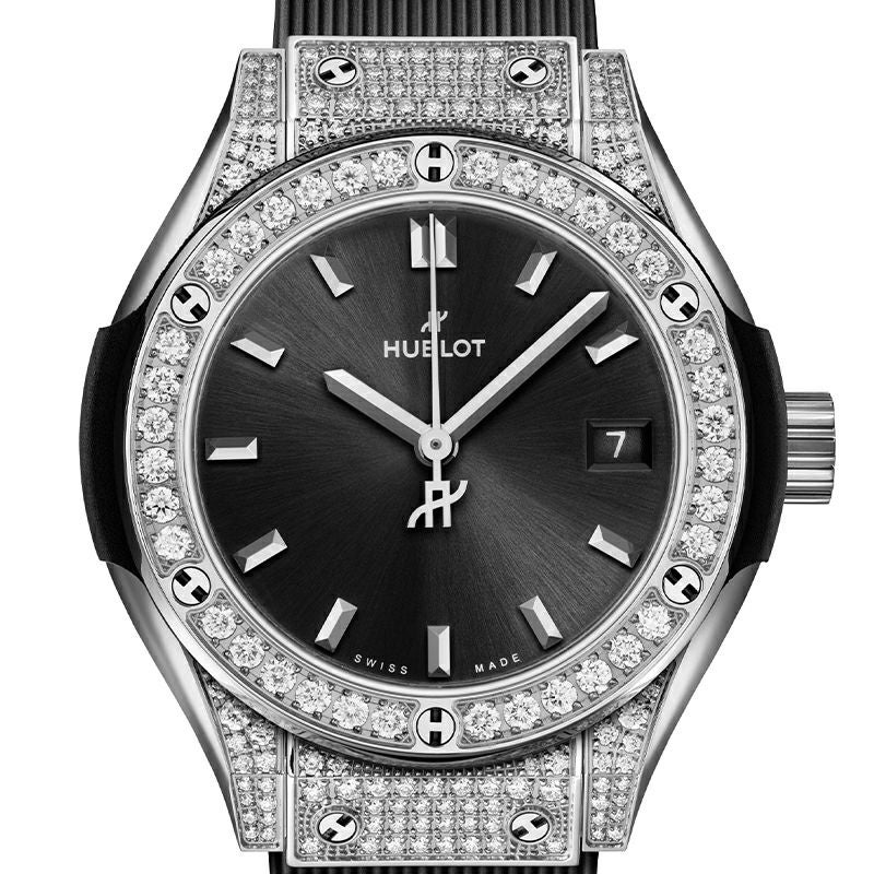 HUBLOT CLASSIC FUSION TITANIUM PAVÉ ウブロ クラシック