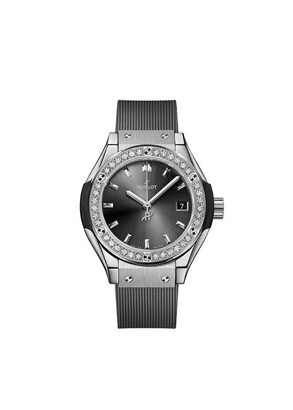 HUBLOT CLASSIC FUSION TITANIUM RACING GREY DIAMONDS ウブロ