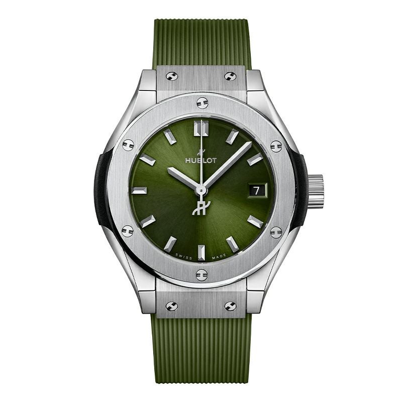HUBLOT CLASSIC FUSION TITANIUM GREEN ウブロ クラシック・フュージョン チタニウム グリーン 591.NX.8970.RX