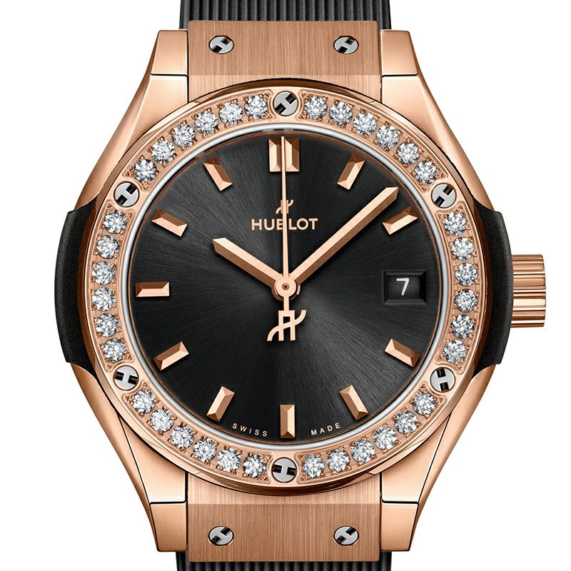 HUBLOT CLASSIC FUSION KING GOLD DIAMONDS ウブロ クラシック