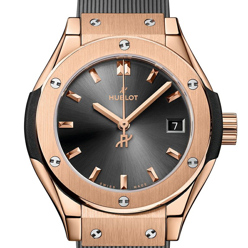 HUBLOT CLASSIC FUSION KING GOLD RACING GREY ウブロ クラシック