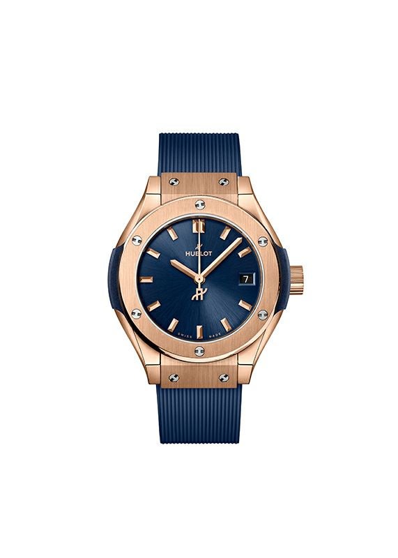 HUBLOT CLASSIC FUSION KING GOLD BLUE ウブロ クラシック・フュージョン キングゴールド ブルー 591.OX.7180.RX