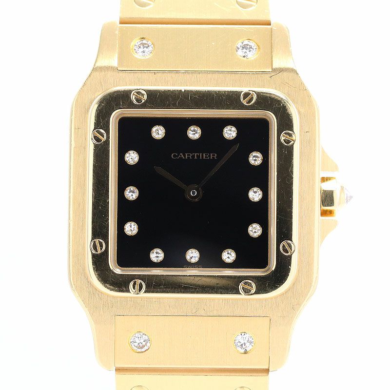 カルティエ サントス ガルベ（Cartier Santos Galbée） 中古】CARTIER SANTOS CARREE / SANTOS GALBEE LARGE MODEL カルティエ