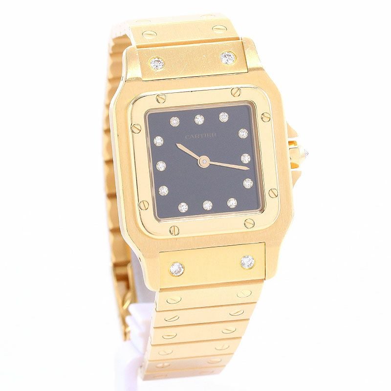 中古】CARTIER SANTOS CARREE / SANTOS GALBEE LARGE MODEL カルティエ