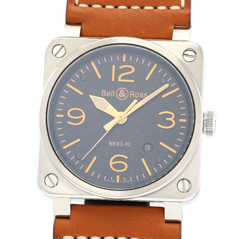 【中古】BELL & ROSS GOLDEN HERITAGE ベル＆ロス BR03-92 ゴールデンヘリテージ BR0392-ST-G-HE/SCA/2