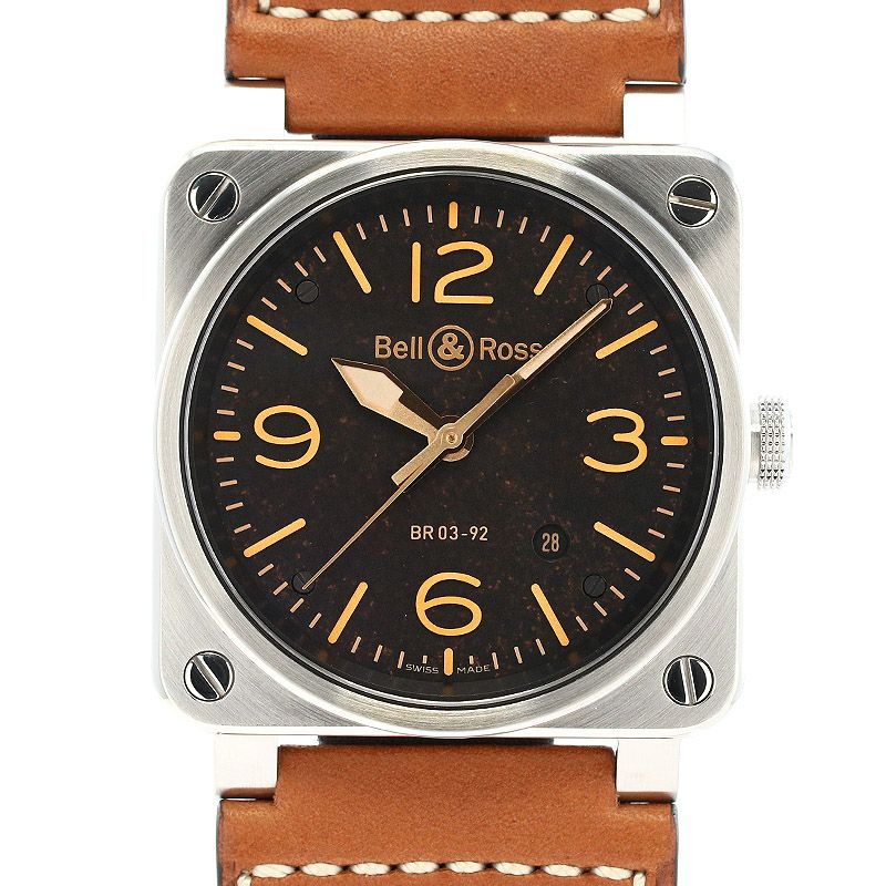【中古】BELL & ROSS GOLDEN HERITAGE ベル＆ロス BR03-92 ゴールデンヘリテージ BR0392-ST-G-HE/SCA/2