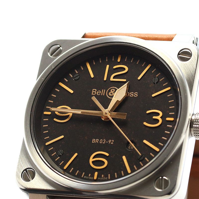 【中古】BELL & ROSS GOLDEN HERITAGE ベル＆ロス BR03-92 ゴールデンヘリテージ BR0392-ST-G-HE/SCA/2