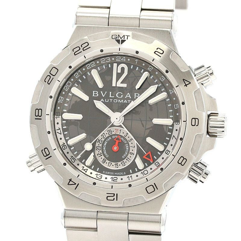 【中古】BVLGARI DIAGONO PROFESSIONAL ARIA GMT ブルガリ ディアゴノ プロフェッショナル アリア GMT 101648 (DP42C14SSDGMT / DP42SGMT)