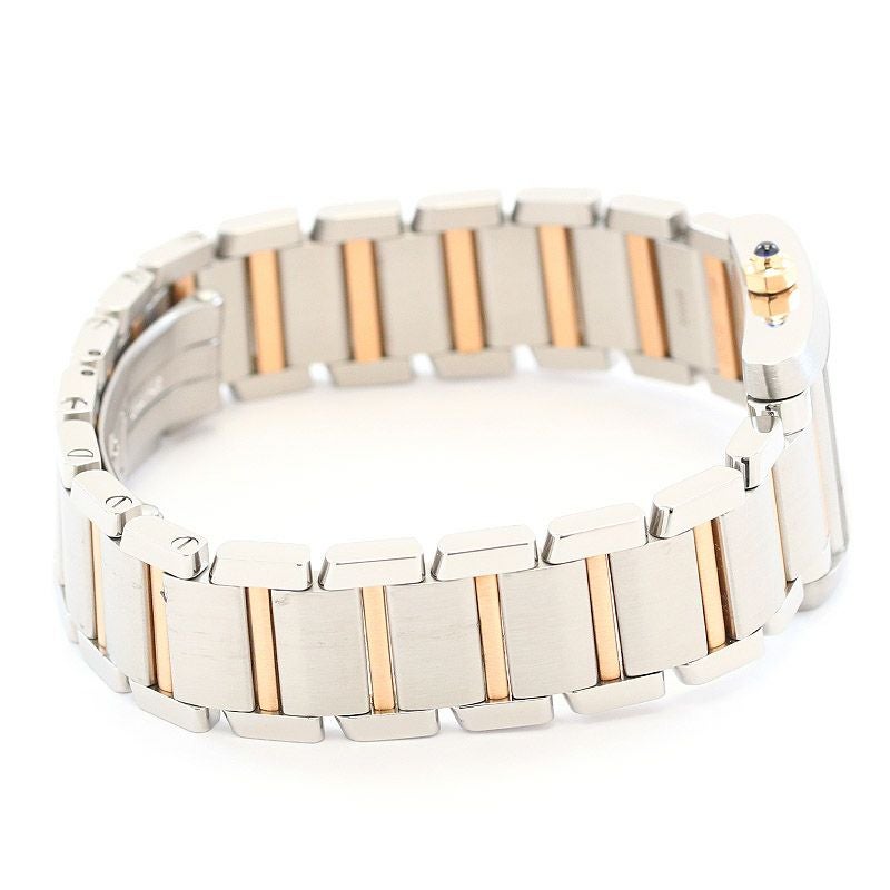 カルティエ Cartier 腕時計 タンクフランセーズ SM WE110004 11ポイント ダイヤインデックス スクエア シルバーギョーシェ文字盤 K18PG SS クオーツアナログ 【中古】 楽天市場】カルティエ Cartier 腕時計 タンク フランセーズ SM
