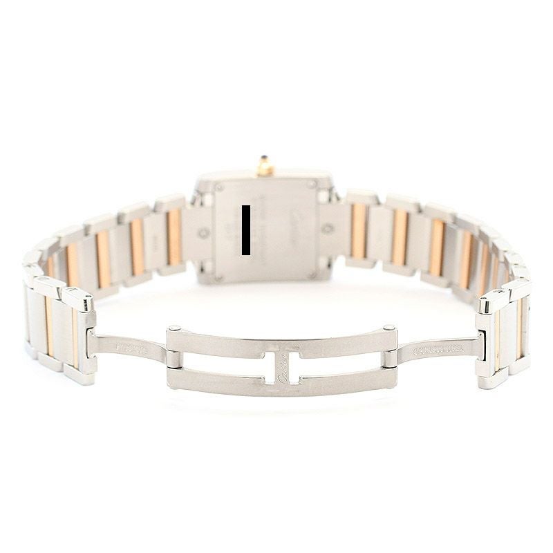 【141092】CARTIER カルティエ WE110004 タンクフランセーズ SM シルバーダイヤル SS クオーツ 当店オリジナルボックス 腕時計 時計 WATCH レディース 女性 女【中古】 カルティエ タンク フランセーズ SM WE110004 シルバー/ダイヤモンド