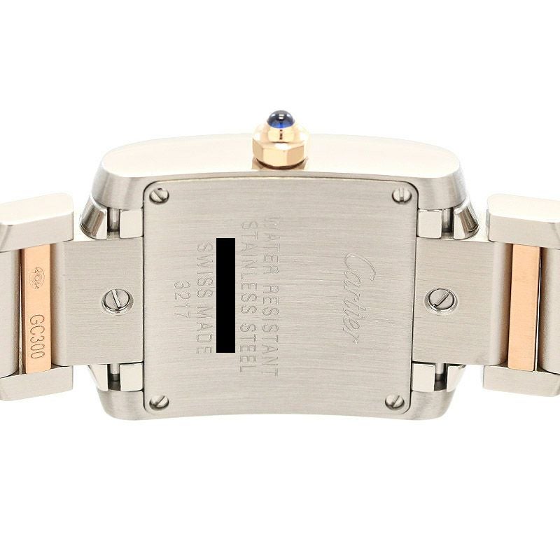 【141092】CARTIER カルティエ WE110004 タンクフランセーズ SM シルバーダイヤル SS クオーツ 当店オリジナルボックス 腕時計 時計 WATCH レディース 女性 女【中古】 カルティエ タンク フランセーズ SM WE110006 シルバー/ダイヤモンド