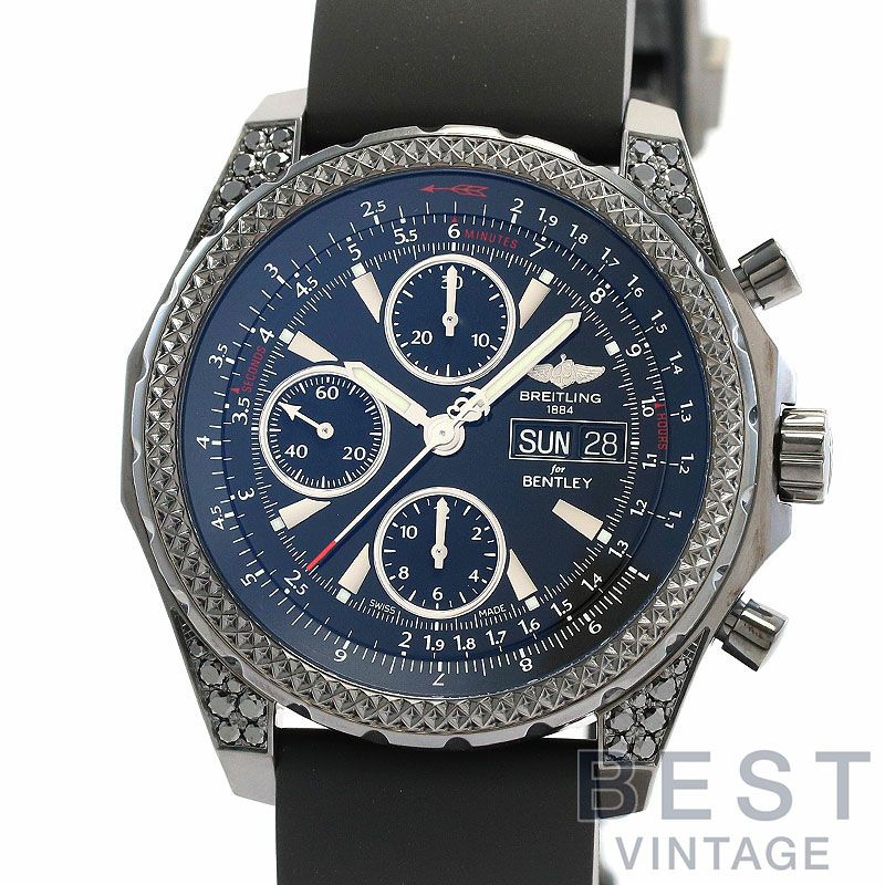 【中古】BREITLING BENTLEY GT MIDNIGHT DARK DIAMOND LIMITED ブライトリング ベントレーGT ミッドナイト ダーク ダイヤモンド リミテッド M13362AN/BB57/213S/M20D.2 (M362B57BRB)