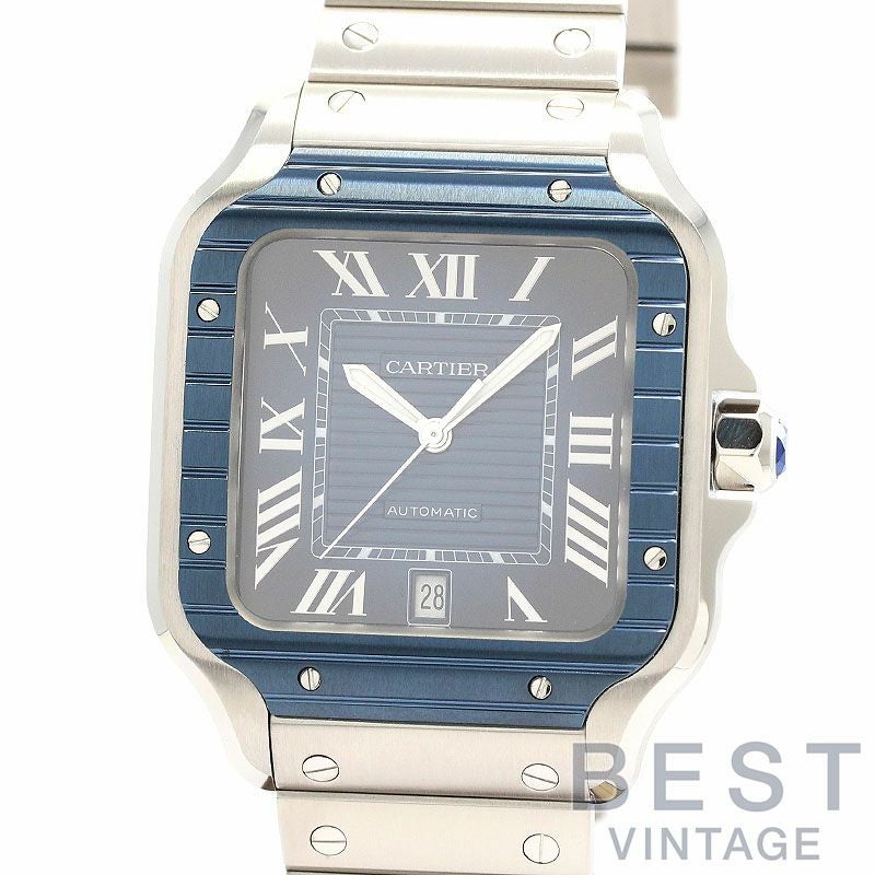 Cartier サントスドゥカルティエLM用ストラップ　　スパークルネイビー Cartier サントスドゥカルティエLM用ストラップ スパークルネイビー l.jpg