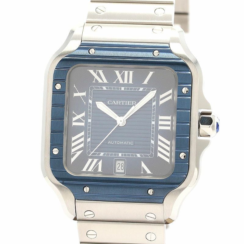 【中古】CARTIER SANTOS DE CARTIER LARGE MODEL カルティエ サントス ドゥ カルティエ LM WSSA0048